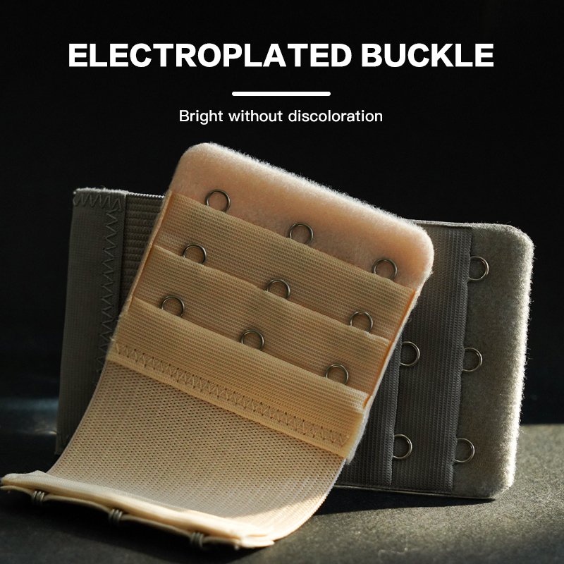 Bra extender wholesale custom color underwear using elastic bra hook buckle 2*2 3*3 4*4 buckle