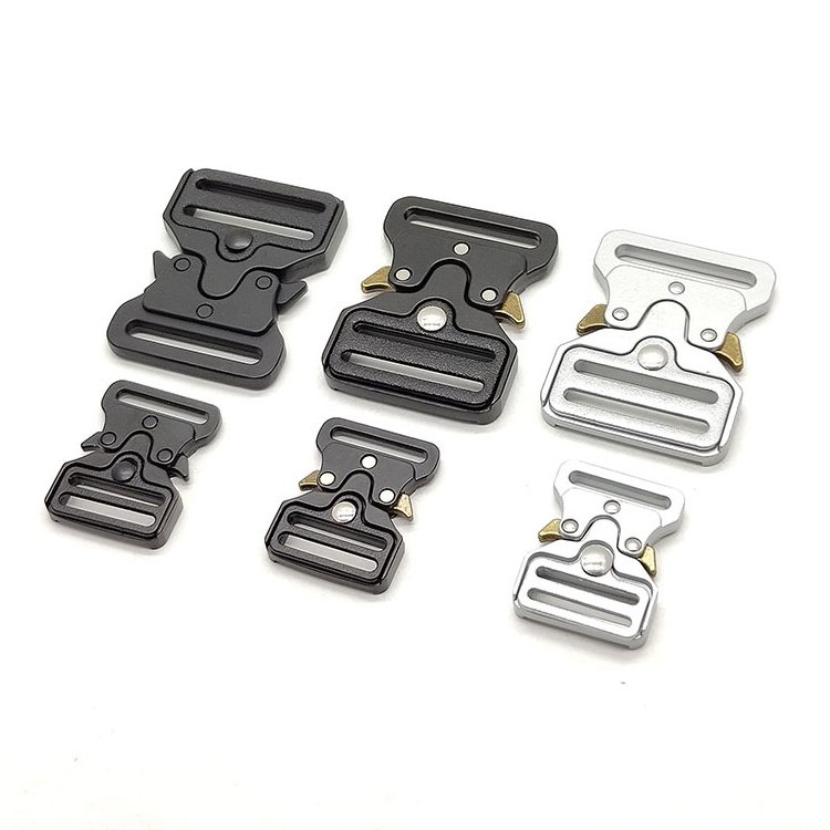 Supply Alloy Release Buckle 20mm 25mm 32mm 38mm Bag Buckle Metal Hardware Metal Buckle Quick Release
