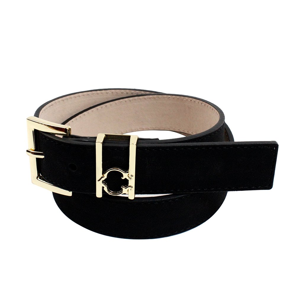 Leather belt for men pu belt men luxury with metal quick release buckle