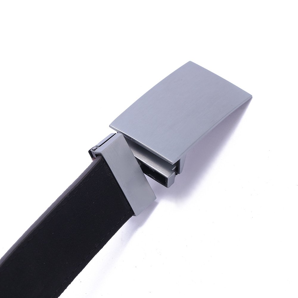 Men's Two-Sided Cowhide Genuine Leather Belt Fashion Casual Rotary Buckle with Automatic Buckle Wholesale from Manufacturers