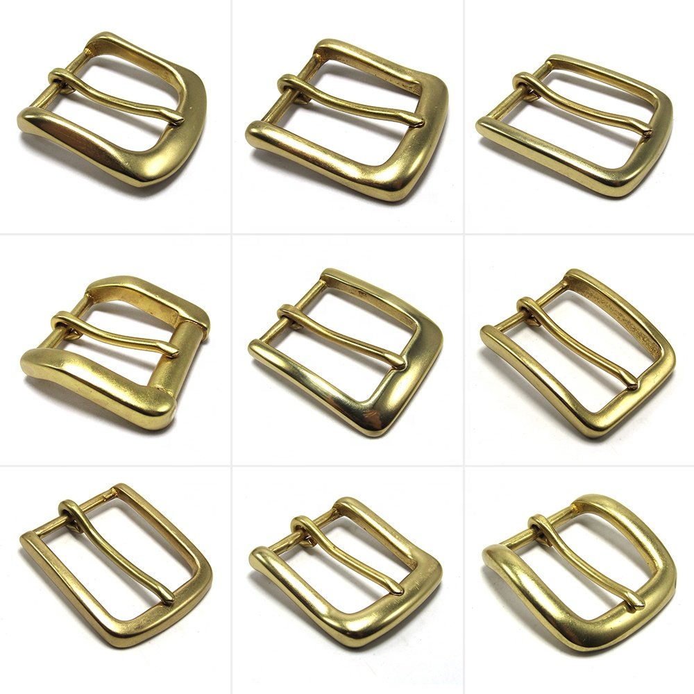 Customizable Top Quality Vintage 35mm Solid Brass Belt Buckles For Cowboy Belt Buckle Accessories Fit 33-35mm Belt