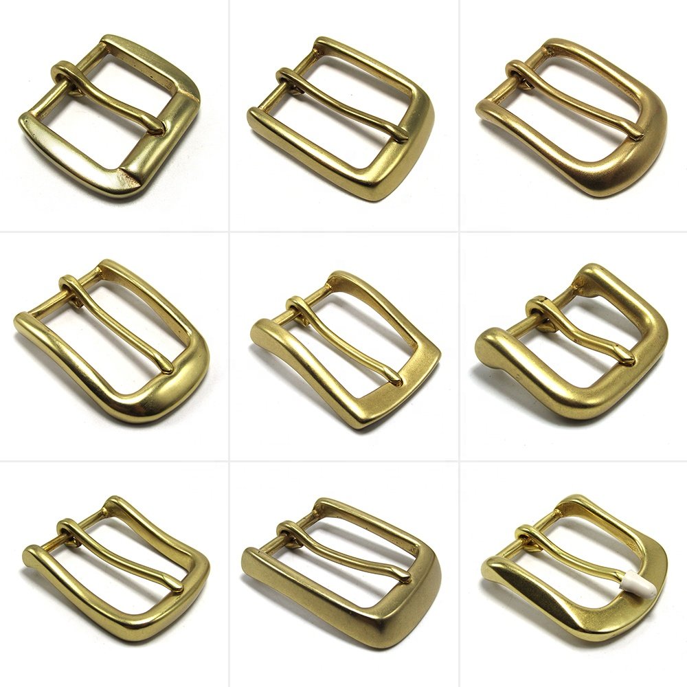 Customizable Top Quality Vintage 35mm Solid Brass Belt Buckles For Cowboy Belt Buckle Accessories Fit 33-35mm Belt
