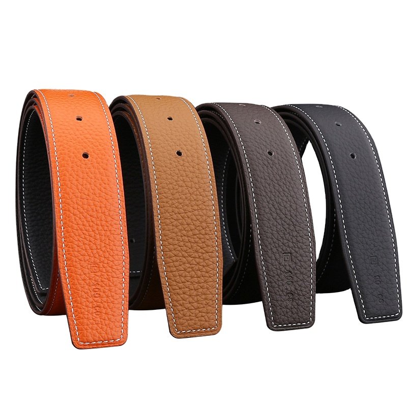 High grade quality mens leather arrow belt pin buckle belt without buckle leather strap leather waist belt