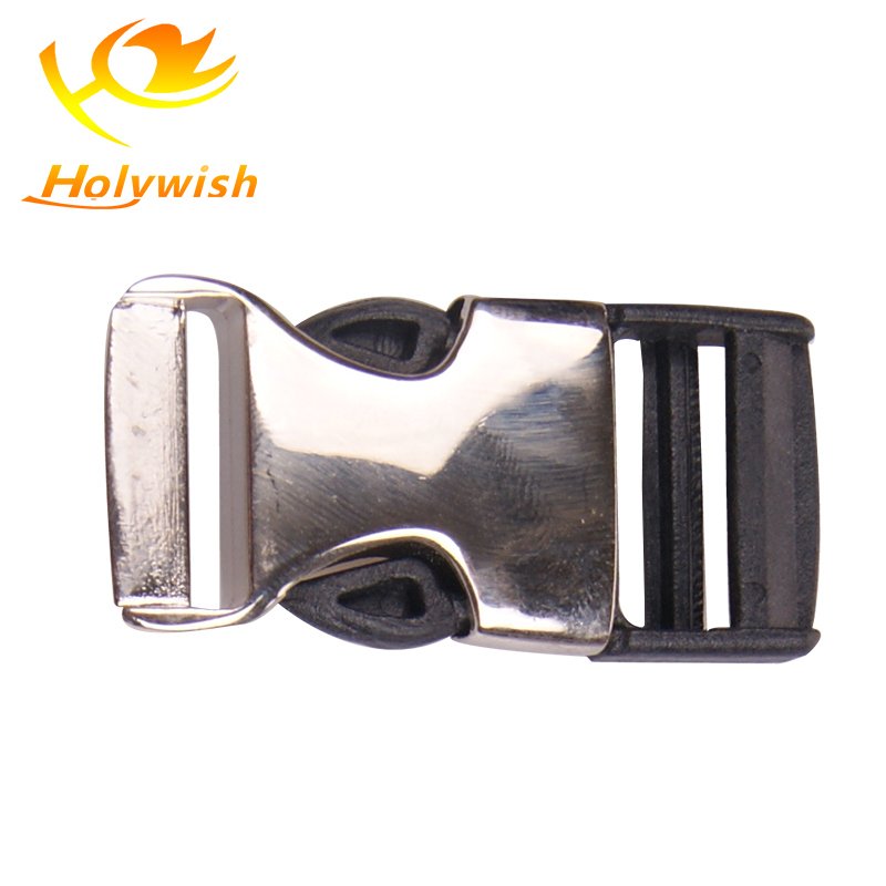 Aluminum side release types of belt buckles metal