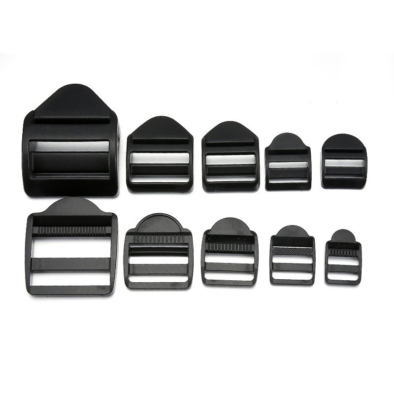 Heavy Duty Plastic Ladder Lock Buckle for Backpack Strap Adjuster Webbing