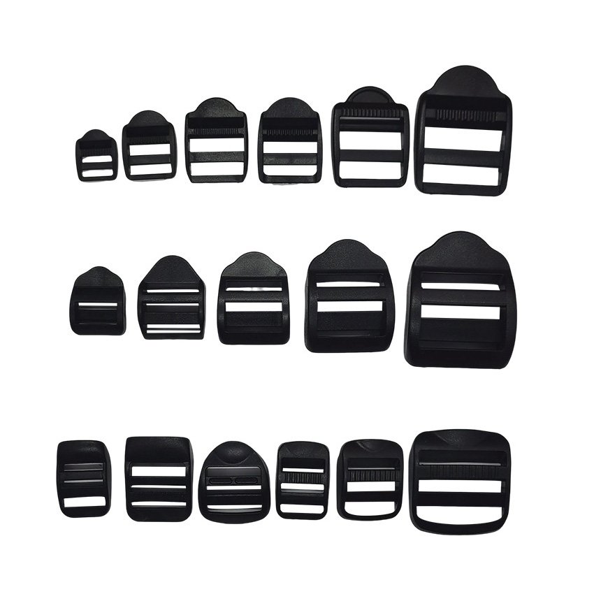 Heavy Duty Plastic Ladder Lock Buckle for Backpack Strap Adjuster Webbing