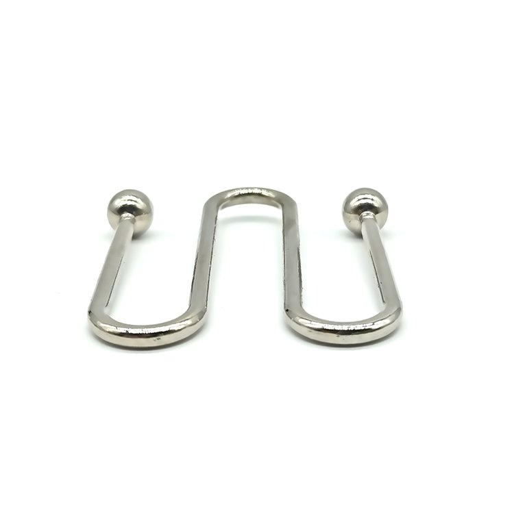 China Manufacturers Chic Simple Atmospheric Design Reusable Alloy Buckle Bikini U-Shaped Buckle Metal U-Shaped Buckle For Women