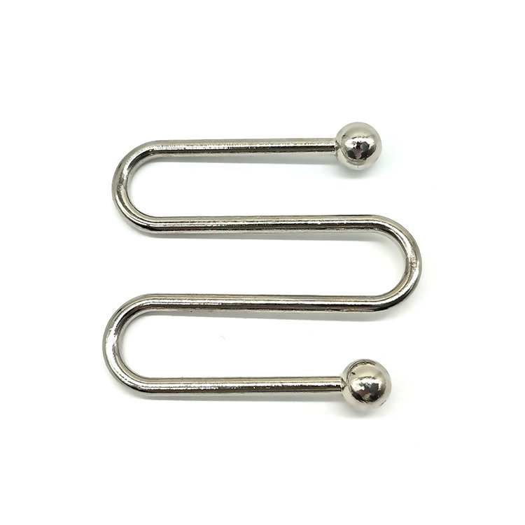 China Manufacturers Chic Simple Atmospheric Design Reusable Alloy Buckle Bikini U-Shaped Buckle Metal U-Shaped Buckle For Women