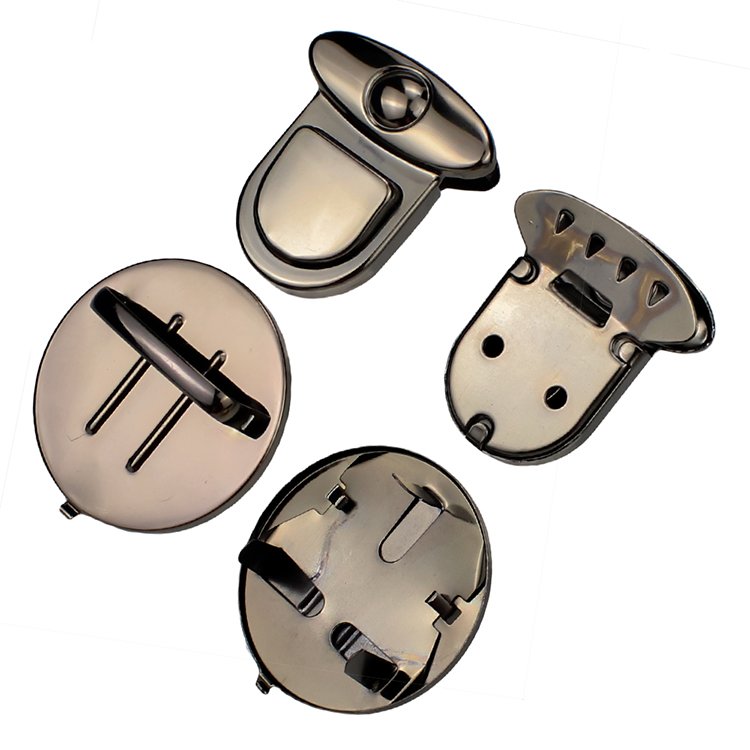 Quality Women Buckle Twist Lock Hardware For Bags Shoulder Handbag DIY Craft Turn Locks Clasp