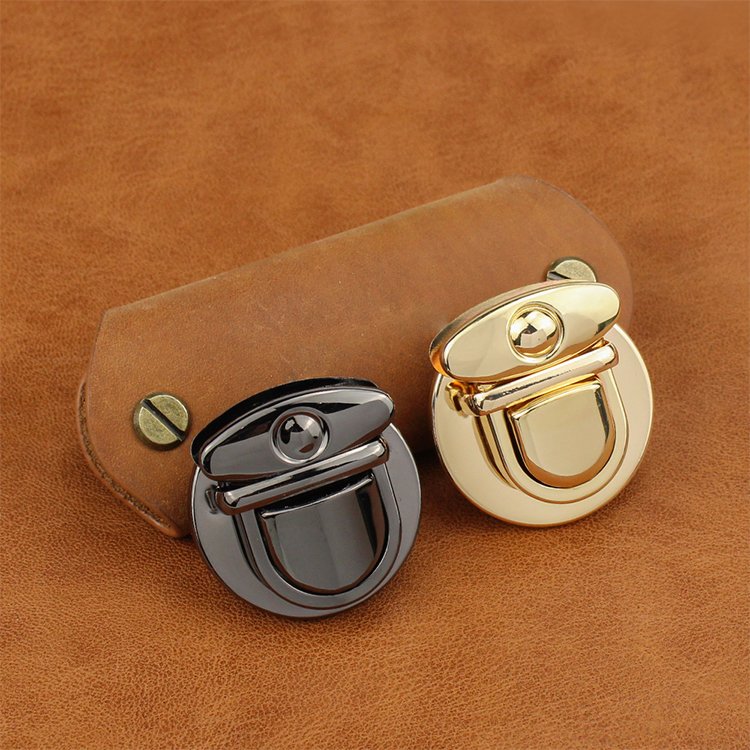 Quality Women Buckle Twist Lock Hardware For Bags Shoulder Handbag DIY Craft Turn Locks Clasp