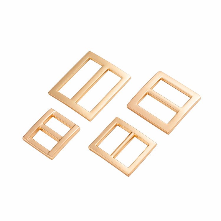 20-38mm Adjuster Slide Buckle Bags Hardware Accessories Square Rectangle Tri-glide Adjust Roller Pin Buckle for Garment