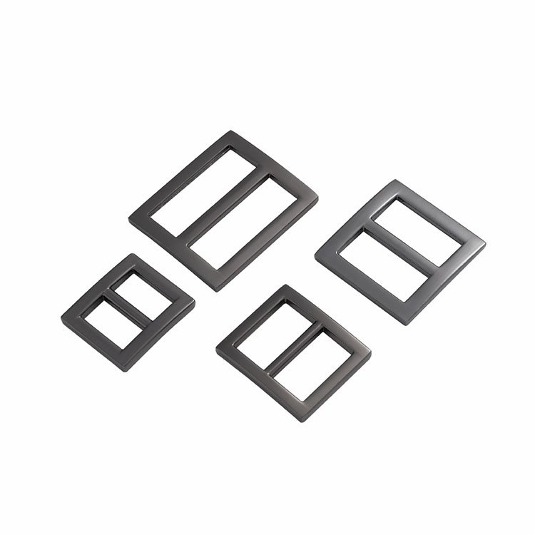 20-38mm Adjuster Slide Buckle Bags Hardware Accessories Square Rectangle Tri-glide Adjust Roller Pin Buckle for Garment