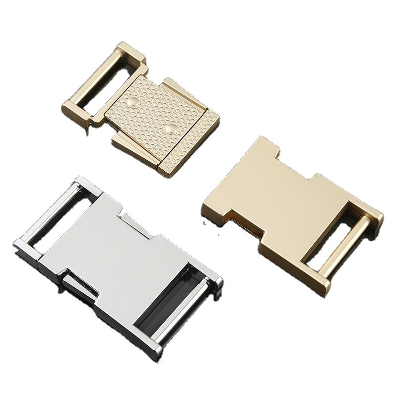 Wholesale Side Release Metal 38mm Buckle Clips Custom High Quality Heavy Duty Metal Slide Adjustable Belt Buckles For Bags