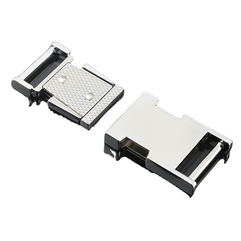 Wholesale Side Release Metal 38mm Buckle Clips Custom High Quality Heavy Duty Metal Slide Adjustable Belt Buckles For Bags