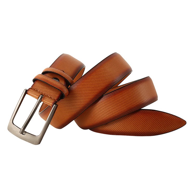 Zinc Alloy Buckle Leather Belt With High Quality PU Leather Belt Customer Belt Design