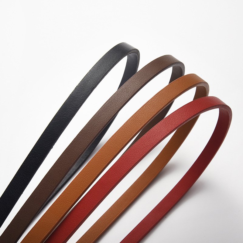 Ladies Fashion Water Drop Buckle Knotted Pu Belt With Skirt Sweater Suit Coat Waist Decoration Slim Slim Belt