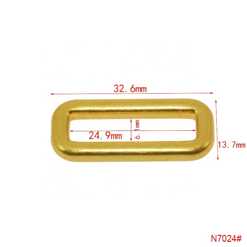 25mm factory custom dog collar square metal rings bags metal side release brass metal buckle belt buckles hardware