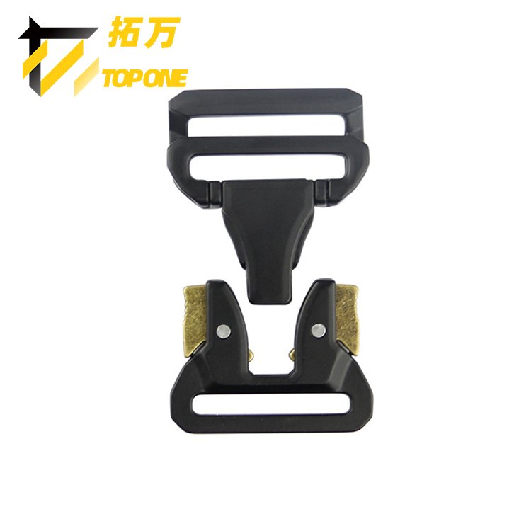 2023 New Design Tactical Quick Release Belt Buckle Zinc Alloy Outdoor Combat Buckle 1.5 inch