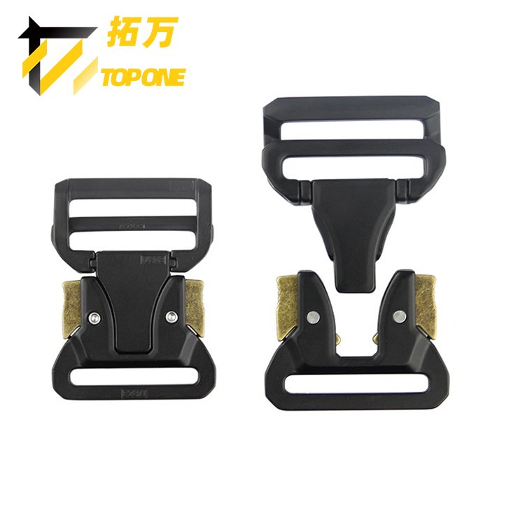 2023 New Design Tactical Quick Release Belt Buckle Zinc Alloy Outdoor Combat Buckle 1.5 inch