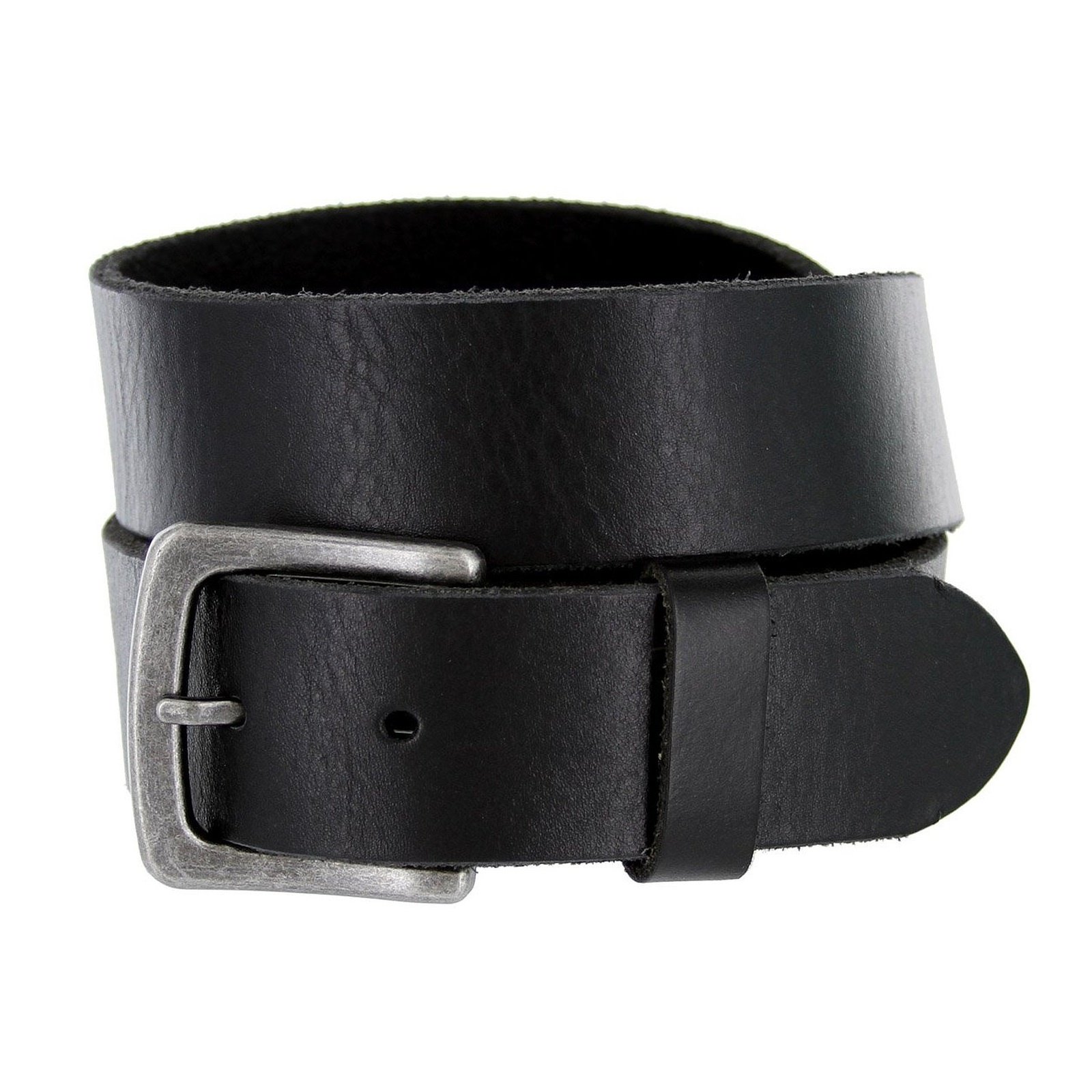Trendy Business Type Men's Formal Leather Belt With Gold Plated Buckle
