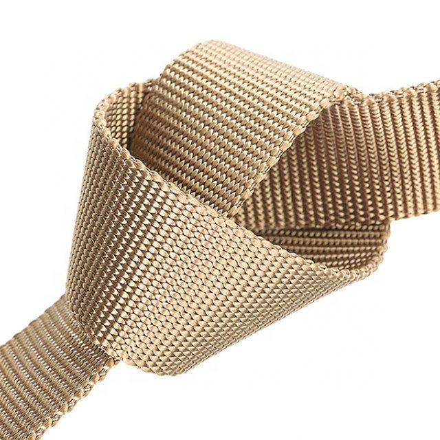 Custom Heavy Duty Durable Webbing Practical Plastic Buckle Outdoor Fabric Men Waist Belt