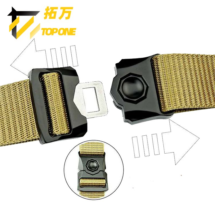 1.5 INCH Quick-Release Alloy Buckle Hunting Safety Tactical Nylon Belt Buckle