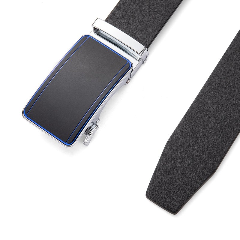 Guangzhou Factory New Design Cowhide 100% Real Leather Custom Design Men Belt automatic buckle belt