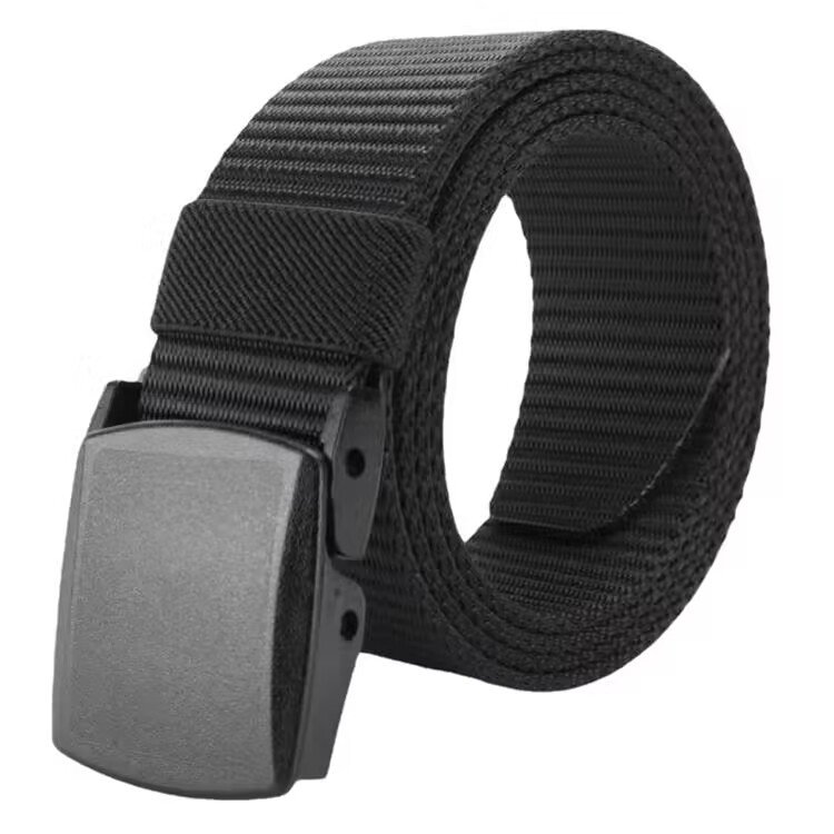Travel Accessories Custom Logo Polyester Woven Luggage Bag Straps With Plastic Belt Buckle