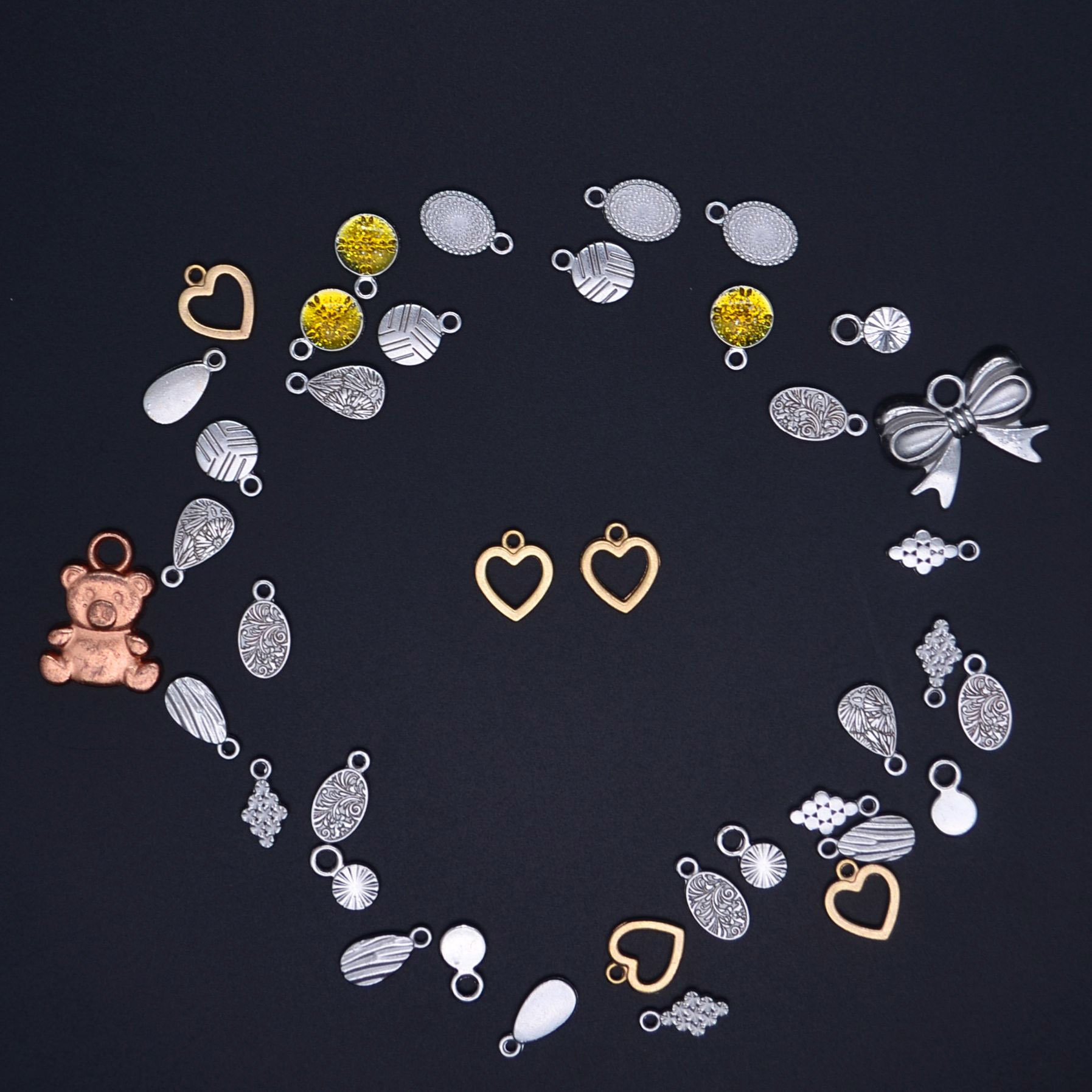 Bra Swimsuit Accessories Bra Buckle Charms Metal Zinc Alloy Pendant for Underwear Garment Customized Size Customer Logo 100PCS