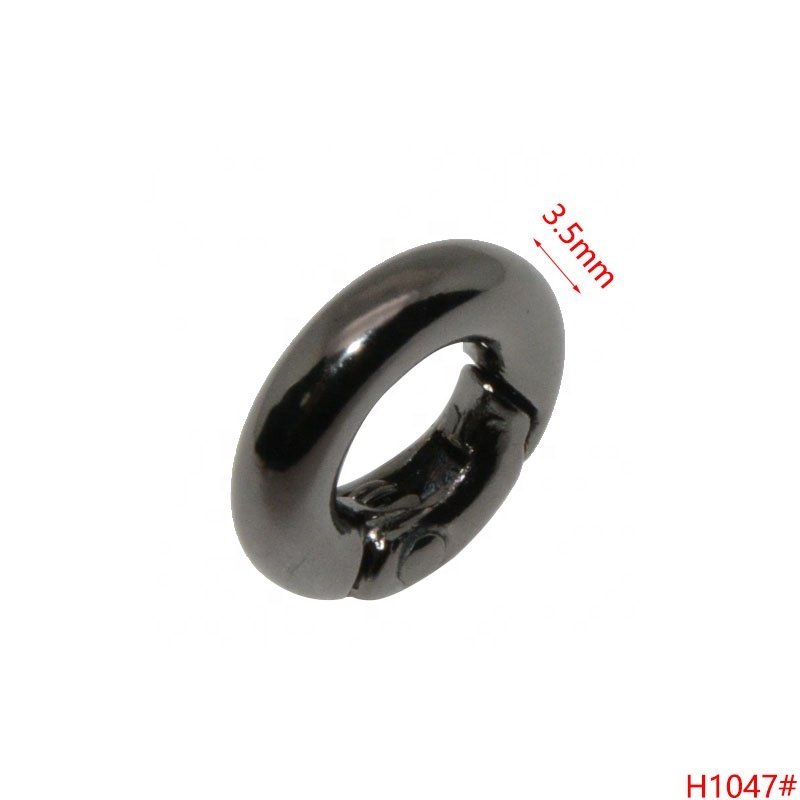 Keychain Bracelet Necklace Mini Metal Spring Gate O Ring Not Rust Small O Rings Clip Buckle Circle Clasp For Bag DIY Decorations