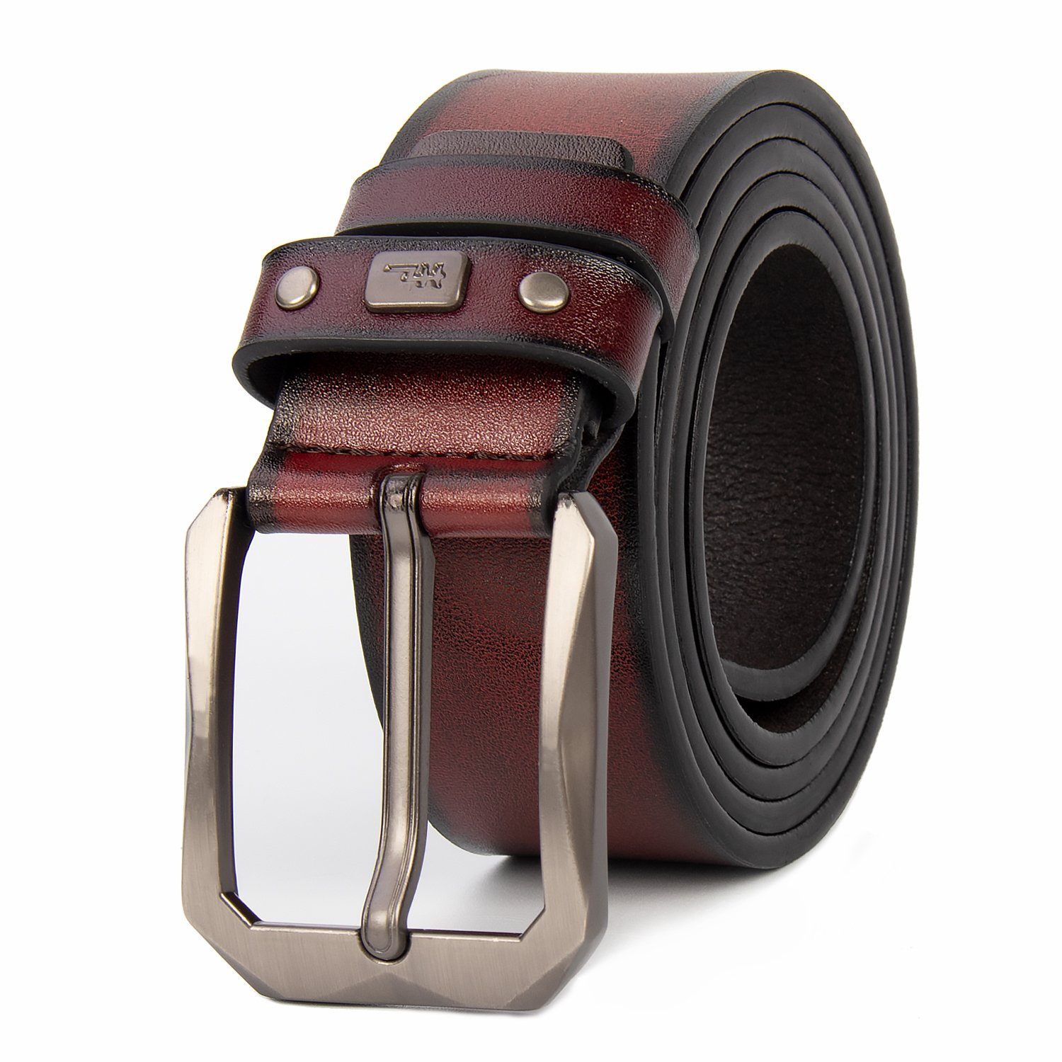 Custom pu Leather belt man's belts for men TPU material belt for pants with metal buckle