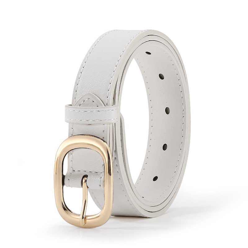 Fashion Korean style ladies wide belt casual jeans decorative pin buckle belt factory wholesale