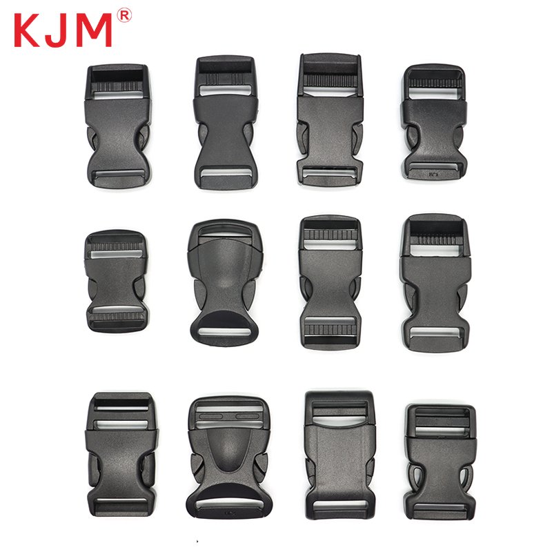 KJM 20mm 25mm 32mm 38mm 50mm Plastic Tactical Belt Vest Side Release Buckle for Tactical Backpack
