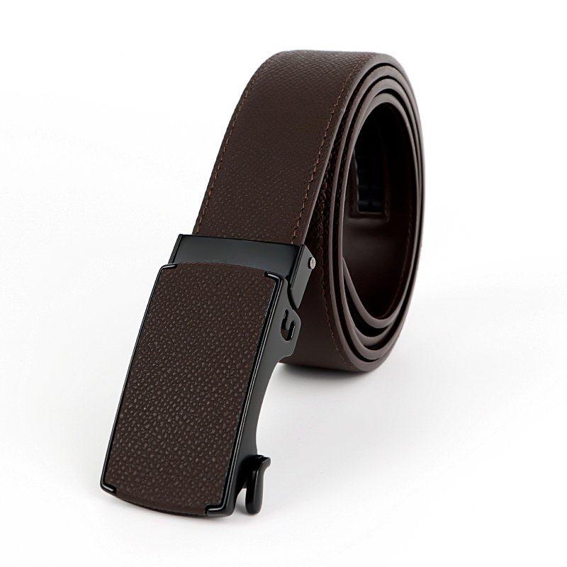 Wholesale Customized Design Mens Waist Straps Gift Wide Plate Buckle Belt Casual Business Men Leather Belts