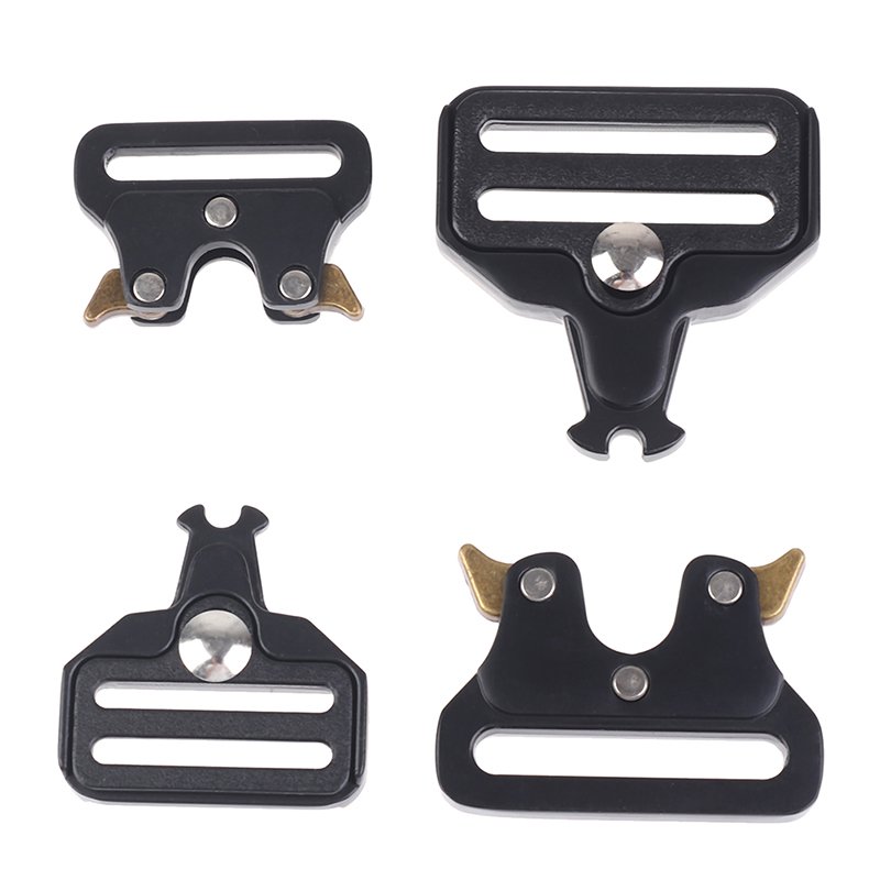 Heavy Duty High Quality 38mm Custom Logo Tactical Buckle Side Quick Release For Belt