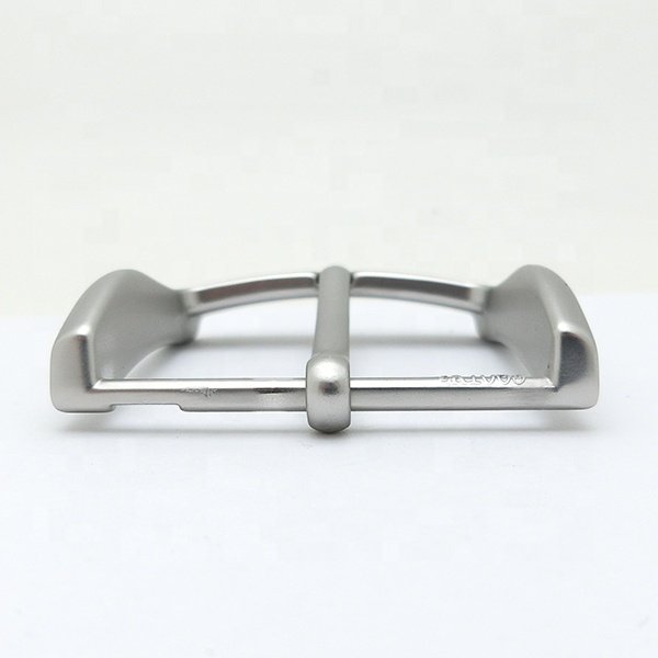 Customized Matte Silver Nickel-Free Finish Heavy Duty Nice Pin Type Zinc Alloy Bulk Single Prong Belt Buckles Wholesale for Men