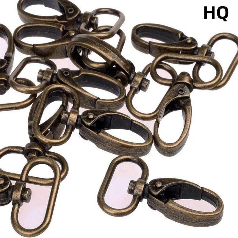 Wholesale high quality Nickel Metal Bag Buckle Swivel Snap Hook for Bag Straps Dog Collars