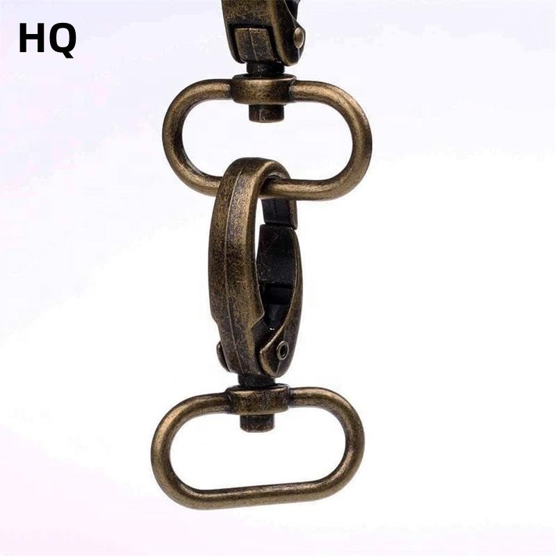 Wholesale high quality Nickel Metal Bag Buckle Swivel Snap Hook for Bag Straps Dog Collars