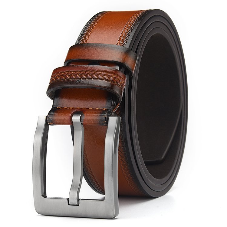 Chinese pin buckle pu leather belt for men's jeans fashion belts leather men luxury designer adjustable