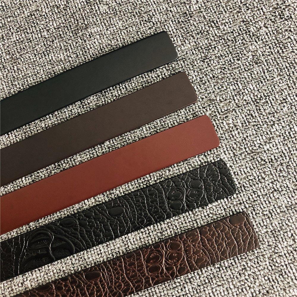 Factory Wholesale 3.8cm Width Fashion Crocodile No Buckle Belts Famous Designer Men Top Genuine Leather Belt Without Buckle