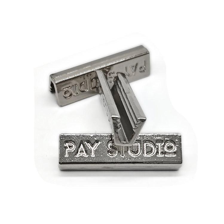 Custom Labelled Printed Metal Engraved Tail Clips Buckles Work Clothes Label Bag Buckles Low Price In India