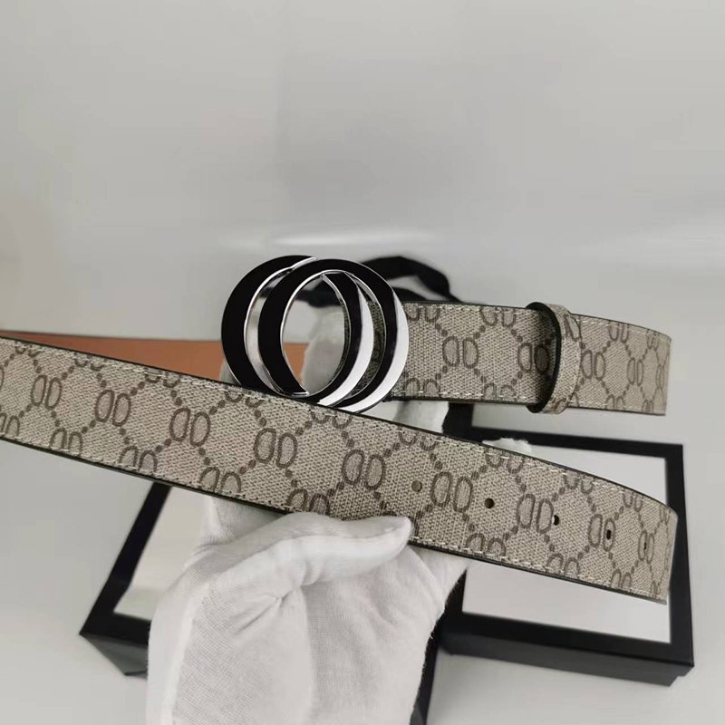 Designer Belt for Men Luxury Women Designer Belts Black Leather Business Classic Big Gold Buckle Cowhide Width With Gift Box
