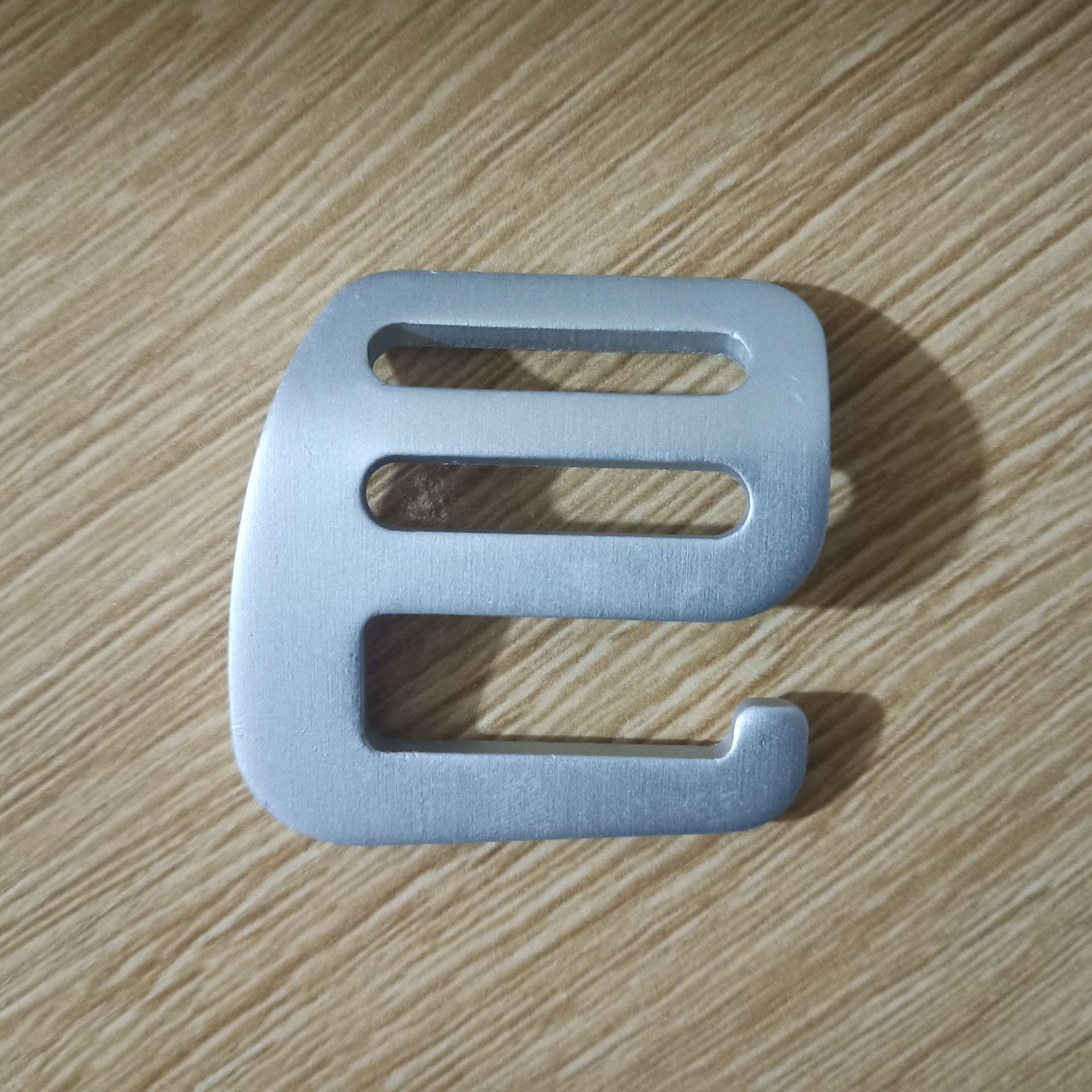 custom aluminium g hook buckle metal g belt buckle