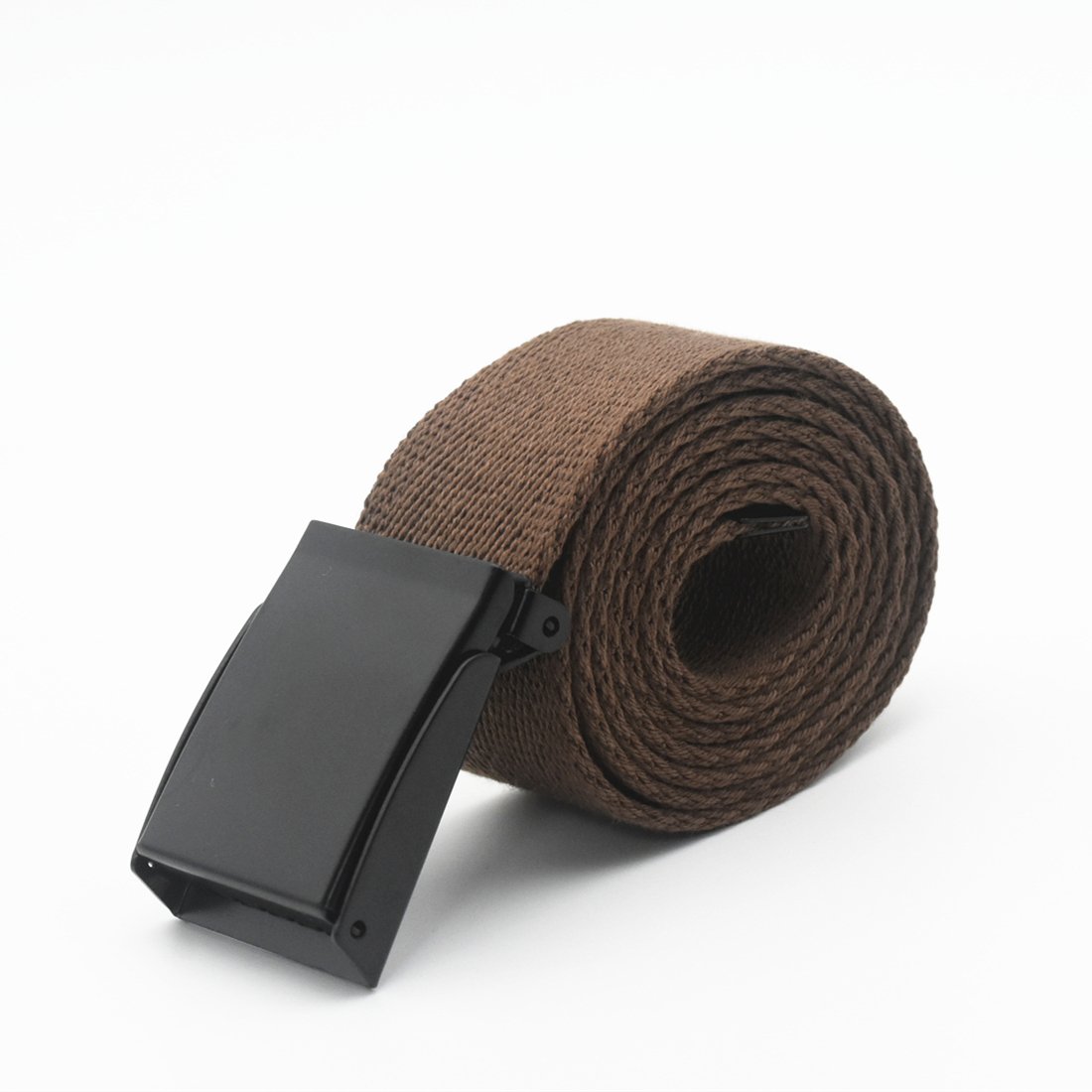 custom logo designer western elastic waist fabric belt with metal buckle for men and women ladies