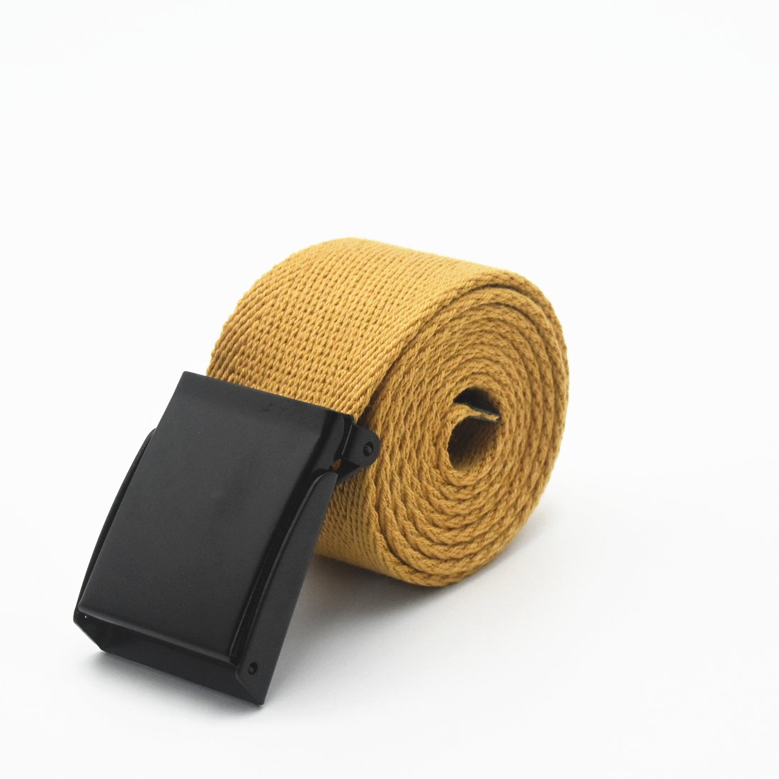 custom logo designer western elastic waist fabric belt with metal buckle for men and women ladies