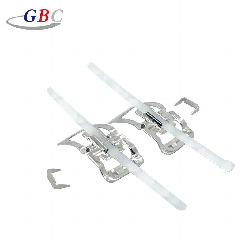 Factory hot sale metal adjustable belt strap buckle brass stainless steel Pants adjuster buckle for trousers Pleated skirt