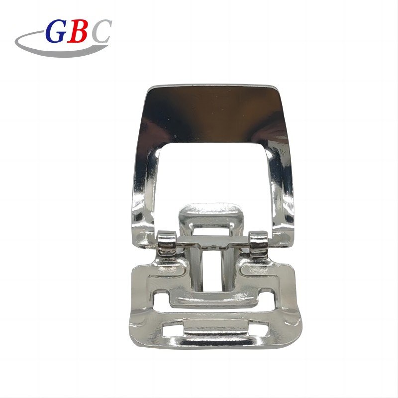 Factory hot sale metal adjustable belt strap buckle brass stainless steel Pants adjuster buckle for trousers Pleated skirt
