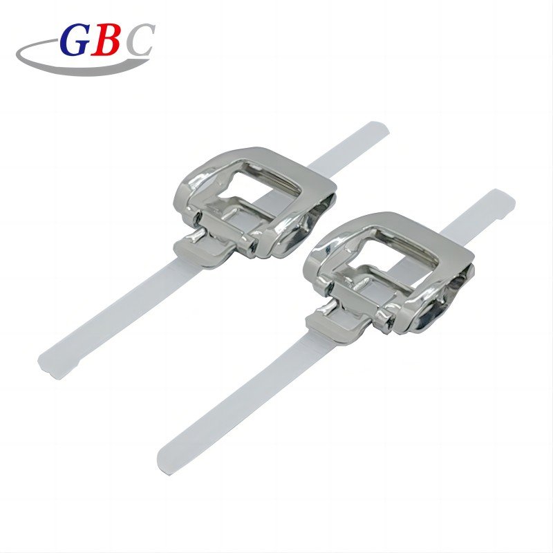 Factory hot sale metal adjustable belt strap buckle brass stainless steel Pants adjuster buckle for trousers Pleated skirt