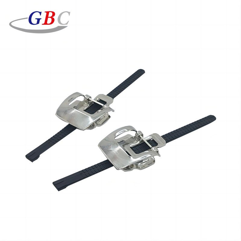 Factory hot sale metal adjustable belt strap buckle brass stainless steel Pants adjuster buckle for trousers Pleated skirt