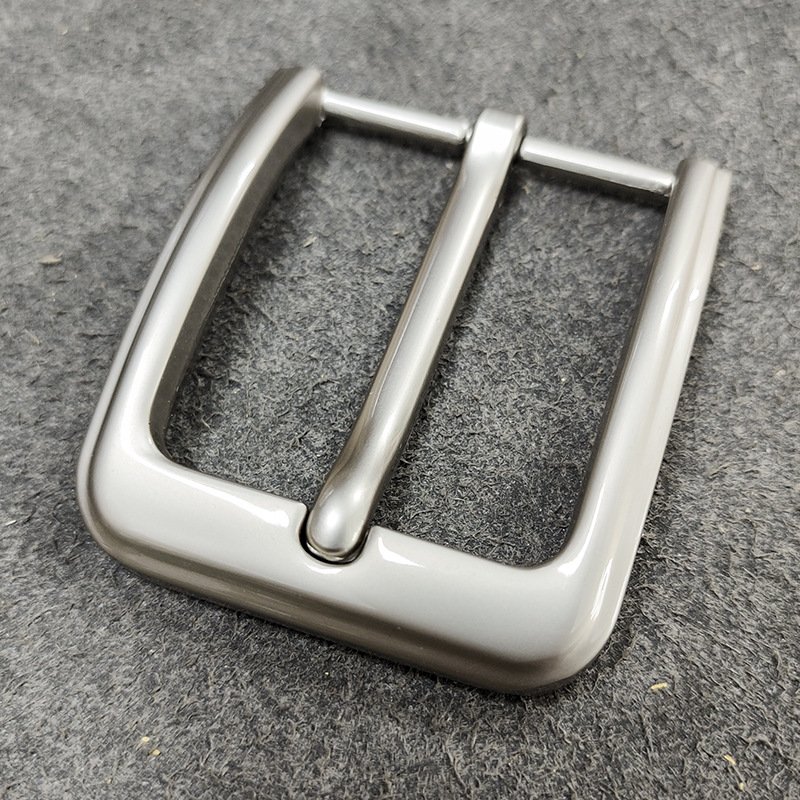 40mm Men's Casual Belt Buckle End Bar Heel bar Buckle Single Pin Half Buckle for Leather Craft Jeans Webbing
